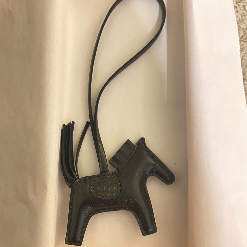 Hermes Rodeo bag accessory alligator noir